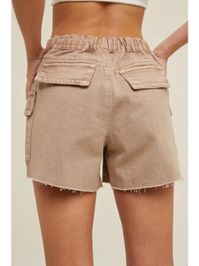 Denim Cargo Shorts