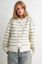 Load image into Gallery viewer, Merritt Button Up Stripe Cardigan
