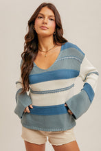 Load image into Gallery viewer, Multi Stripe Sweater
