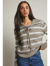 Load image into Gallery viewer, Sailor Collar Knit Sweater
