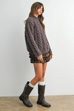 Load image into Gallery viewer, Charlotte Cable Knit Sweater
