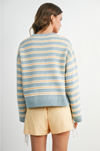 Load image into Gallery viewer, Merritt Button Up Stripe Cardigan
