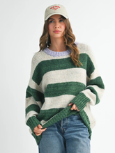 Load image into Gallery viewer, Oversized Striped Sweater

