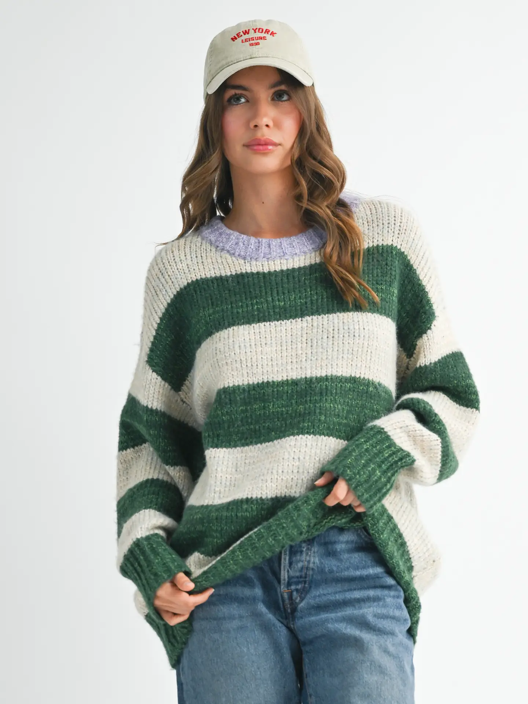 Oversized Striped Sweater