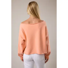 Load image into Gallery viewer, Clara Off Shoulder Sweatshirt
