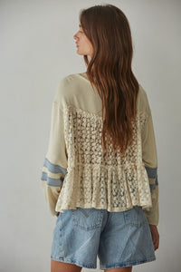 Isle Babydoll Contrast Top