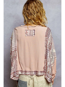 Romi Contrast Top
