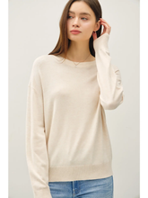 Load image into Gallery viewer, Drop Shoulder Crewneck Sweater
