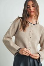 Load image into Gallery viewer, Lillian Contrast Cardigan
