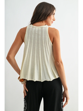 Load image into Gallery viewer, Dune Sleeveless Knit Tank
