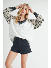 Load image into Gallery viewer, Deina Crochet Sleeve Shirt
