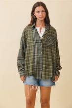 Load image into Gallery viewer, Kambrie Plaid Flannel Shirt
