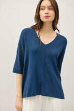 Load image into Gallery viewer, Drop Shoulder Half Sleeve Sweater
