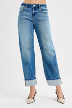 Load image into Gallery viewer, River Slouchy Crop Barrel Jeans
