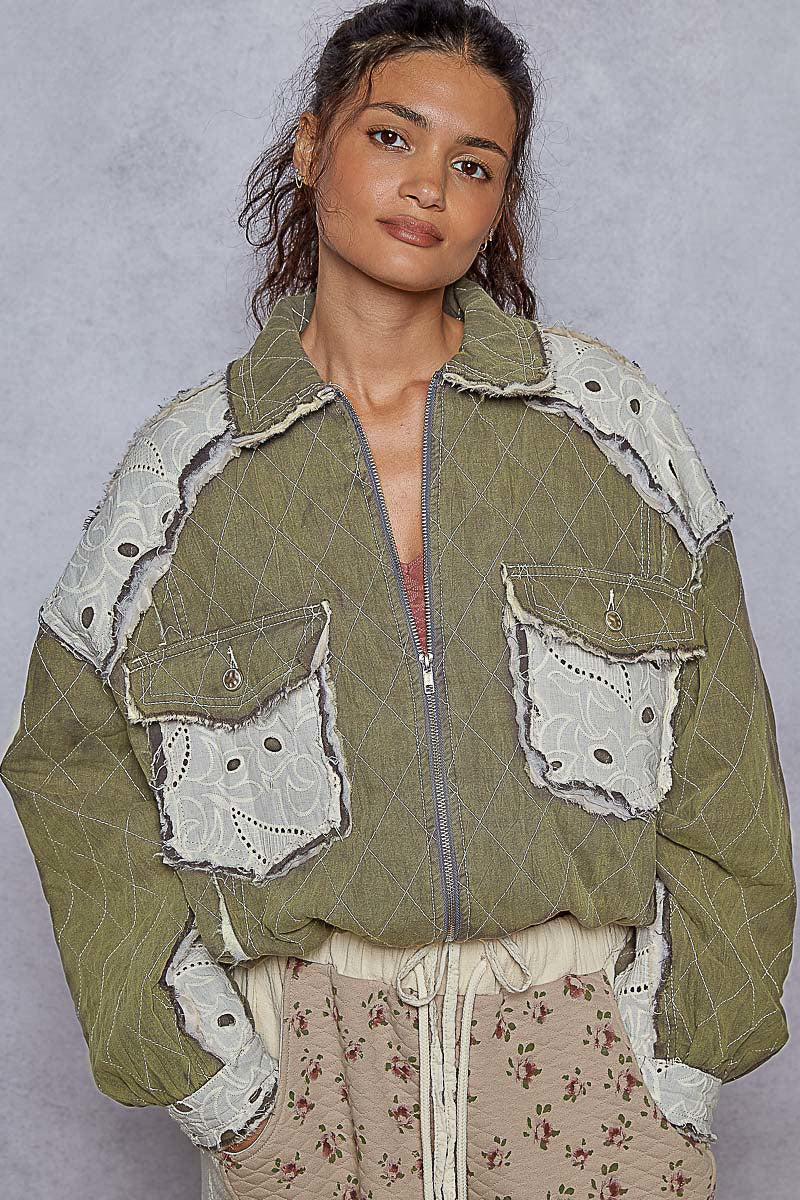 Rowyn Lace Patch Jacket