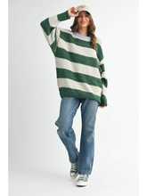 Load image into Gallery viewer, Oversized Striped Sweater
