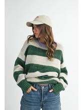 Load image into Gallery viewer, Oversized Striped Sweater
