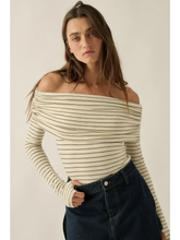 Load image into Gallery viewer, Striped Knit Bodysuit
