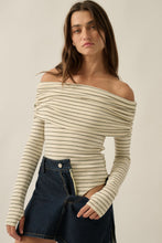 Load image into Gallery viewer, Striped Knit Bodysuit
