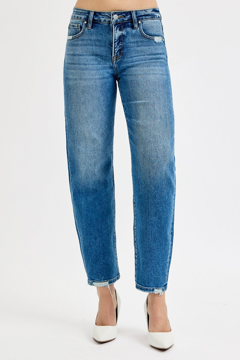 Gemma Slim Barrel Jeans