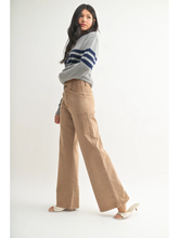 Load image into Gallery viewer, Vintage Khaki Wide Leg Pants
