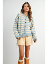 Load image into Gallery viewer, Merritt Button Up Stripe Cardigan
