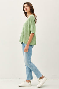 Salome Slub Knit Tee