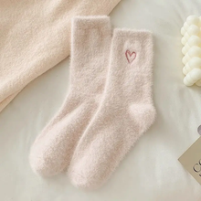 Load image into Gallery viewer, Heart Fuzzy Socks

