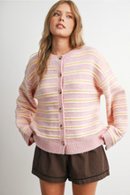 Load image into Gallery viewer, Cozy Striped Cardigan
