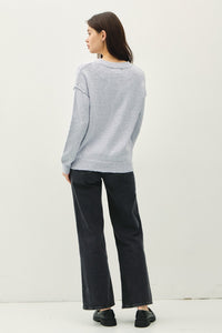 Relaxed Fit Slub Sweater
