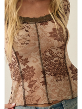 Load image into Gallery viewer, Floral Mesh Top
