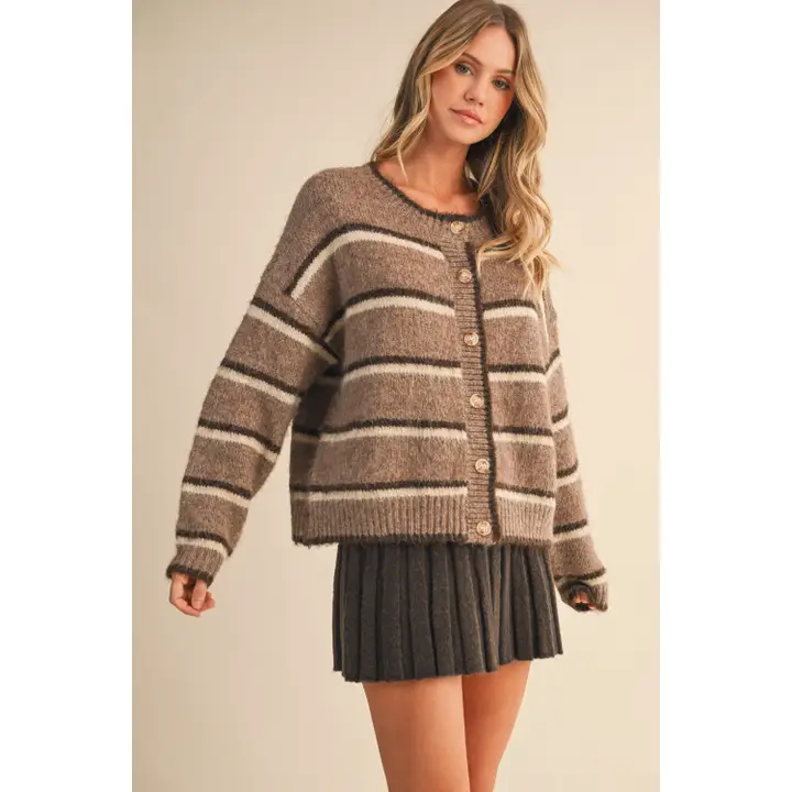 Leilani Multi Stripe Cardigan