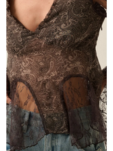 Load image into Gallery viewer, Paisley Flare Top
