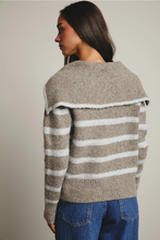 Load image into Gallery viewer, Sailor Collar Knit Sweater
