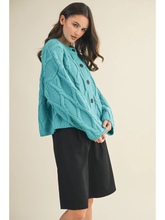 Load image into Gallery viewer, Mia Cable Knit Cardigan
