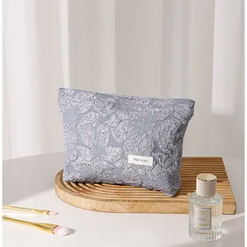 Jacquard Cosmetic Bag