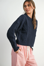 Load image into Gallery viewer, Nora Cable Knit Sweater
