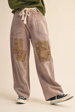Load image into Gallery viewer, Patchwork Barrel Pants
