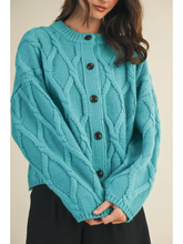 Load image into Gallery viewer, Mia Cable Knit Cardigan
