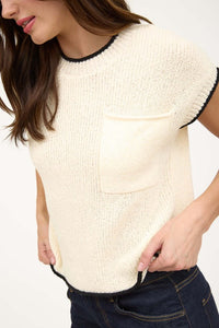 Clara Contrast Trim Sweater