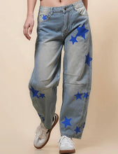 Load image into Gallery viewer, Star Barrel Jeans
