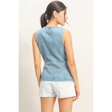 Load image into Gallery viewer, Blue Skies Denim Vest
