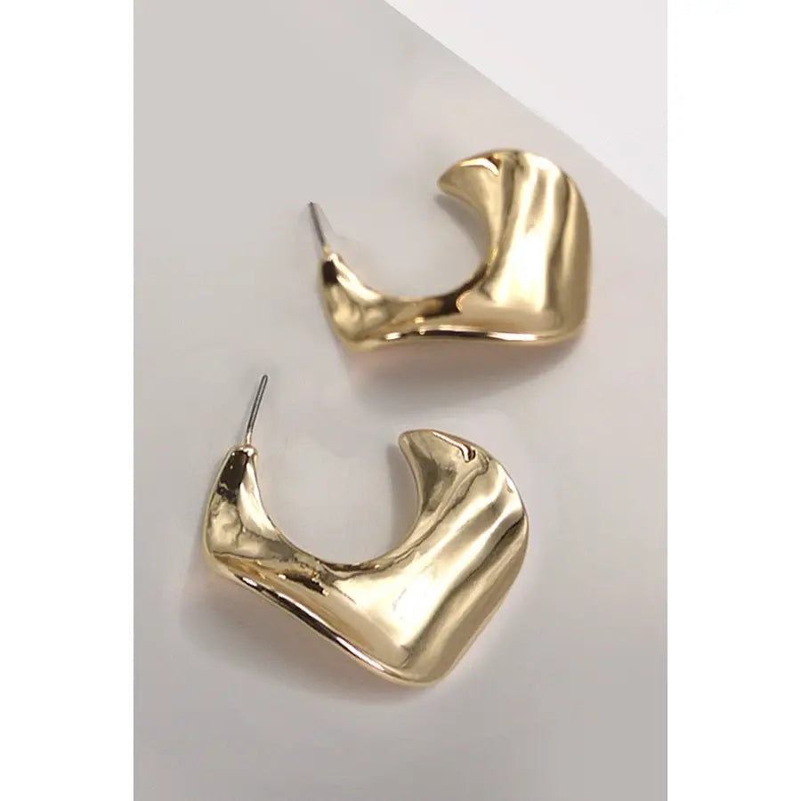 Wavy Moon Hoops