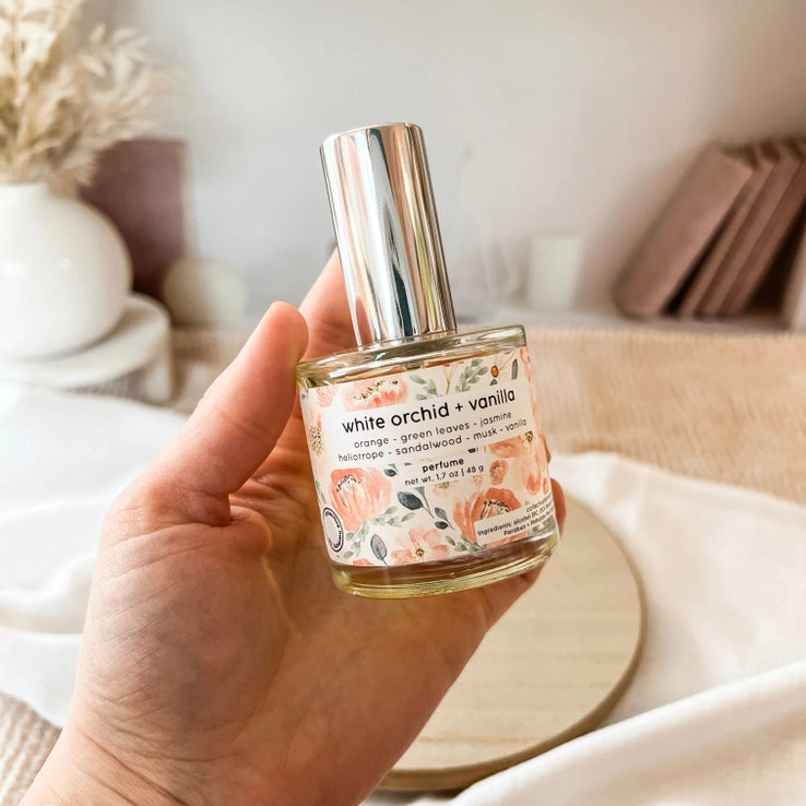 White Orchid + Vanilla Perfume